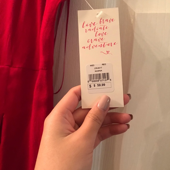 American Threads red jumpsuit - Picture 6 of 6